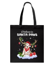 Santa Reindeer - Bulldog Tote Bag tile