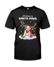 Santa Reindeer - Bulldog Classic T-Shirt tile