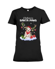 Santa Reindeer - Bulldog Premium Fit Ladies Tee tile