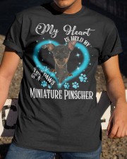 Blue Held - Miniature Pinscher 2 Classic T-Shirt apparel-classic-tshirt-lifestyle-28