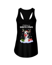 Santa Reindeer - Sheepadoodle Ladies Flowy Tank tile