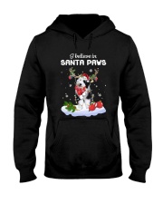 Santa Reindeer - Sheepadoodle Hooded Sweatshirt front