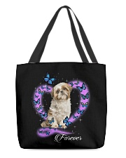 Butterflies - Shih Tzu 2 All-Over Tote tile