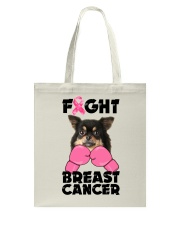 Fight Cancer - Chihuahua Long Haired Tote Bag tile