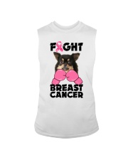 Fight Cancer - Chihuahua Long Haired Sleeveless Tee tile