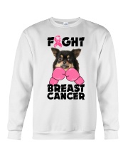 Fight Cancer - Chihuahua Long Haired Crewneck Sweatshirt tile