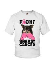 Fight Cancer - Chihuahua Long Haired Youth T-Shirt tile