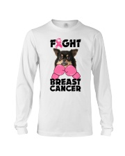 Fight Cancer - Chihuahua Long Haired Long Sleeve Tee tile
