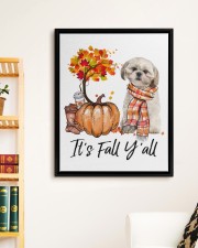 It is Fall - Shih Tzu 3 Flag 11x14 Black Floating Framed Canvas Prints aos-floating-framed-canvas-pgw-11x14-black-lifestyle-front-05