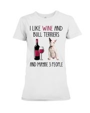 Three People - Bull Terrier Premium Fit Ladies Tee tile