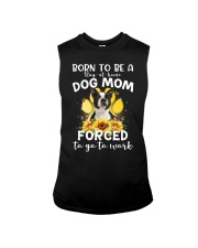 Sun Mom - BLACK Boston Terrier Sleeveless Tee tile