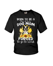 Sun Mom - BLACK Boston Terrier Youth T-Shirt tile