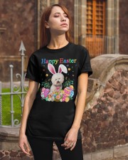 Happy Easter - CREAM Bichon Frise Classic T-Shirt apparel-classic-tshirt-lifestyle-06