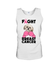 Fight Cancer - CREAM Shih Tzu Unisex Tank tile