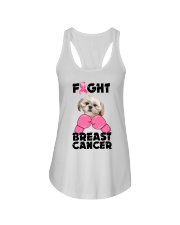 Fight Cancer - CREAM Shih Tzu Ladies Flowy Tank tile
