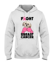 Fight Cancer - CREAM Shih Tzu Hooded Sweatshirt tile