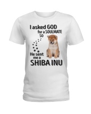 Canine Soulmate - Shiba Inu 2 Ladies T-Shirt tile