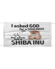 Canine Soulmate - Shiba Inu 2 Mask tile