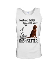 Canine Soulmate - Irish Setter Unisex Tank tile