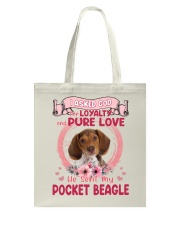 Loyalty - Pocket Beagle Tote Bag tile