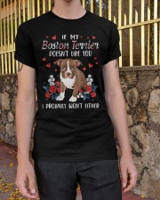 Either - RED Boston Terrier Classic T-Shirt apparel-classic-tshirt-lifestyle-21