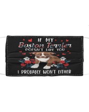 Either - RED Boston Terrier Mask tile