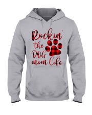 Rockin' Dog Mom Life Hooded Sweatshirt tile