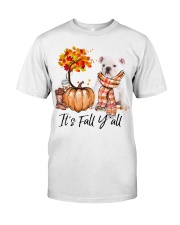 It is Fall - English Bulldog Premium Fit Mens Tee tile