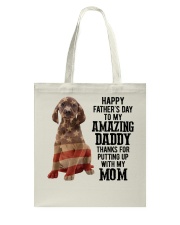 Father Day - Vizsla Tote Bag tile