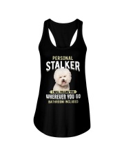 Personal Stalker - Bichon Frise Ladies Flowy Tank tile