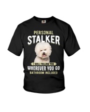 Personal Stalker - Bichon Frise Youth T-Shirt tile