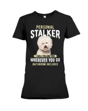 Personal Stalker - Bichon Frise Premium Fit Ladies Tee tile