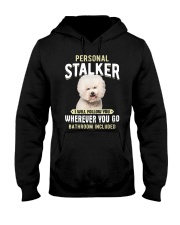 Personal Stalker - Bichon Frise Hooded Sweatshirt tile