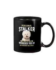 Personal Stalker - Bichon Frise Mug tile