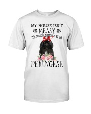 Messy - BLACK Pekingese Classic T-Shirt front