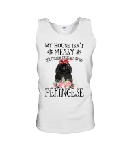 Messy - BLACK Pekingese Unisex Tank tile
