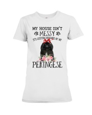 Messy - BLACK Pekingese Premium Fit Ladies Tee tile