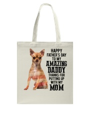 Happy Father Day - Chihuahua Tote Bag tile