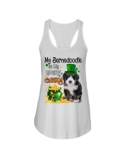Lucky Charm - Bernedoodle Ladies Flowy Tank tile