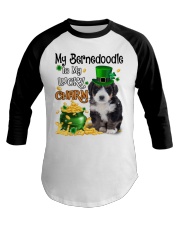 Lucky Charm - Bernedoodle Baseball Tee tile