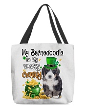 Lucky Charm - Bernedoodle All-Over Tote tile