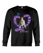 Butterflies - Bull Terrier 1 Crewneck Sweatshirt tile
