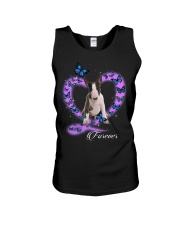 Butterflies - Bull Terrier 1 Unisex Tank tile