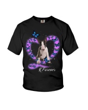 Butterflies - Bull Terrier 1 Youth T-Shirt tile