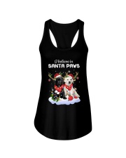 Santa Reindeer - 2 Labradors Ladies Flowy Tank tile