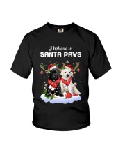 Santa Reindeer - 2 Labradors Youth T-Shirt tile