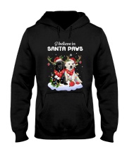 Santa Reindeer - 2 Labradors Hooded Sweatshirt front