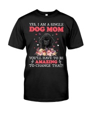 Amazing Mom - BLACK Toy Poodle Classic T-Shirt front