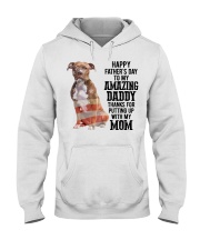 Daddy Pitbull Dog Hooded Sweatshirt tile