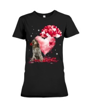 Valentine Balloon - Wirehaired Pointing Griffon Premium Fit Ladies Tee tile